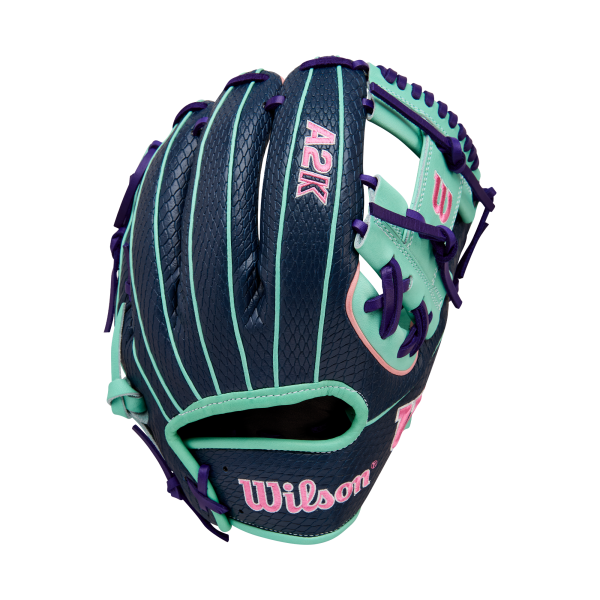 Rękawica baseballowa Wilson A2K 1786SS 11.5" Navy/Seafoam/Pink Infield