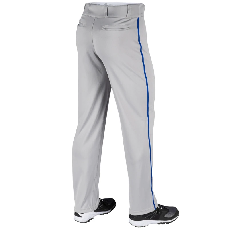 Champro Triple Crown Open Bottom Youth Grey Baseball Pant with Piping