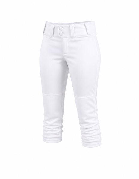 Rawlings Girls Low-Rise Softball Pant White