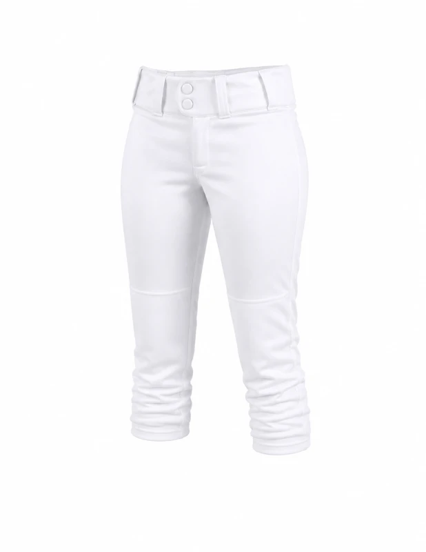 Rawlings Girls Low-Rise Softball Pant White