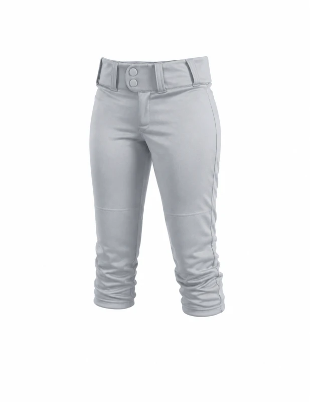 Rawlings Girls Low-Rise Softball Pant Gray