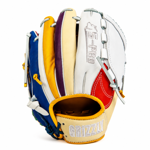 Grizzly S-Pro ColorStrike 11,5 inch Red / multicolor Softball Glove