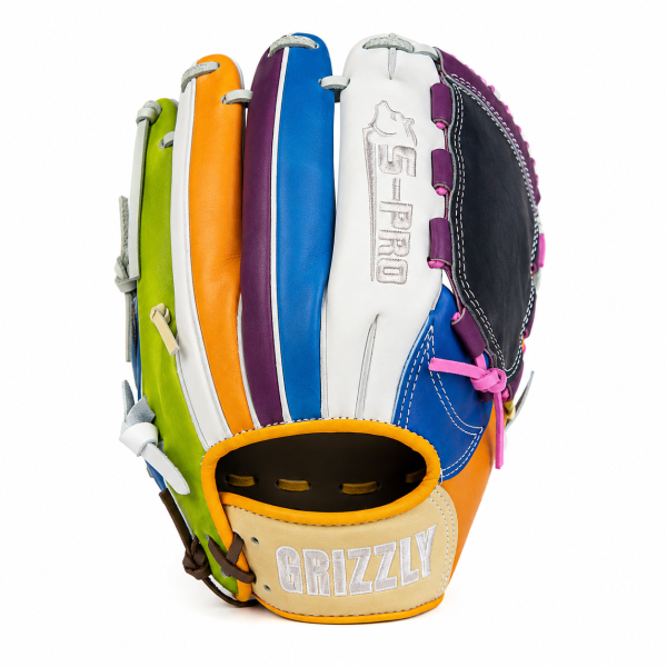 Grizzly S-Pro ColorStrike 11,5" Royal / multicolor Softball Glove