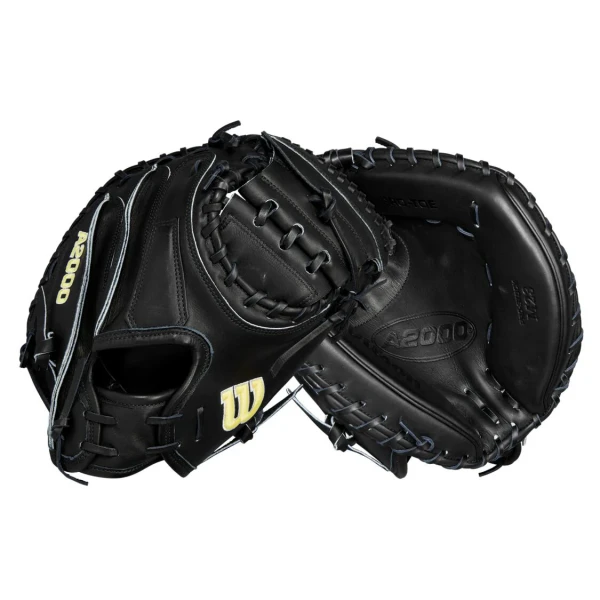 WBW102092335 Wilson A2000 M23 33.5 inch Black Baseball Catcher’s Mitt