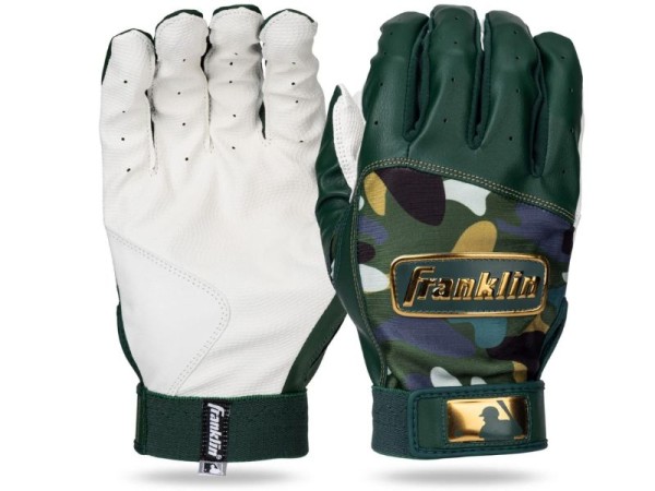 Franklin Digitek Hi-Lite Batting Glove White/Green