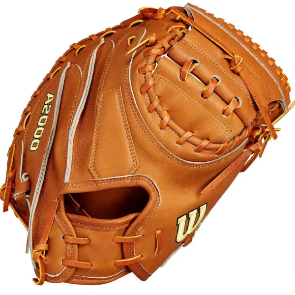 WBW102094335 Wilson A2000 M23 33.5 inch Saddle Tan Baseball Catchers Mitt