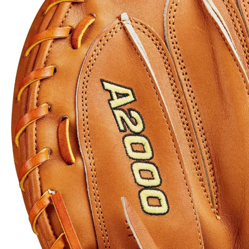 WBW102094335 Wilson A2000 M23 33.5 inch Saddle Tan Baseball Catchers Mitt