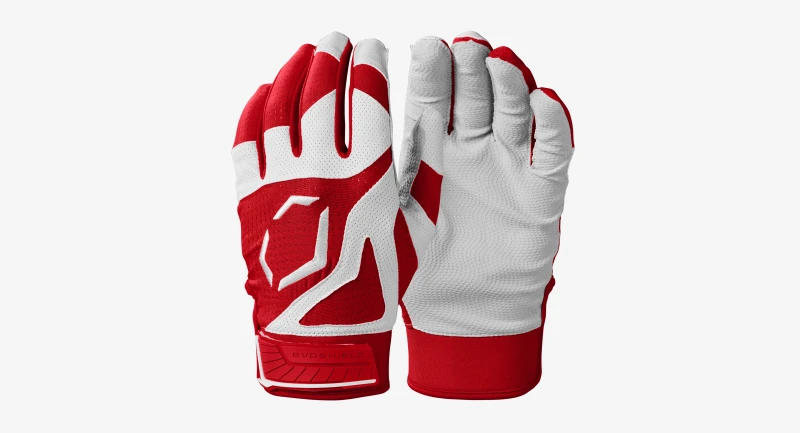 WB5712001 EvoShield SRZ-1™ Adult Batting Gloves Scarlet