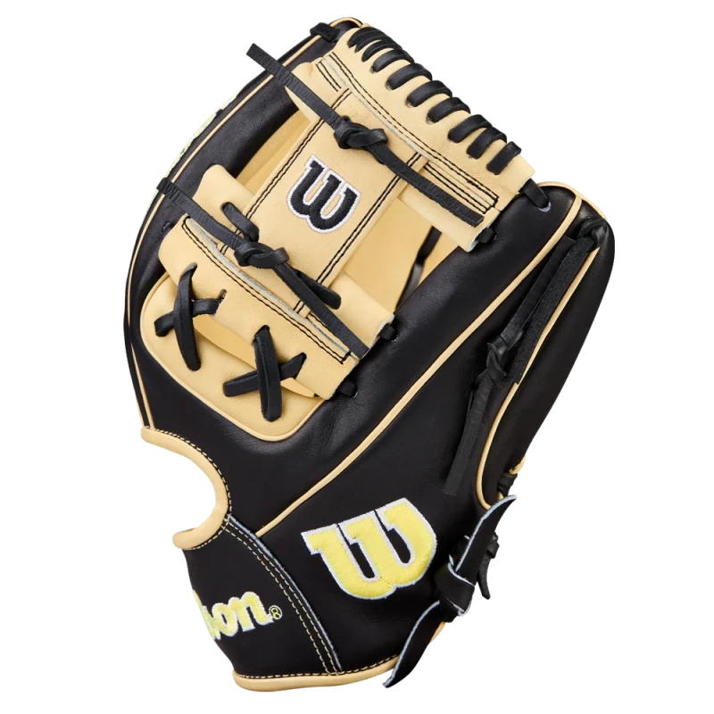 WBW104108115 Wilson A2000 1786 11.5 inch Black/Blonde Infield Baseball Glove (Classics Series)