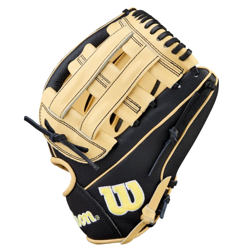 WBW10411612 Wilson A2000 DW5 12 inch Black/Blonde Utility Baseball Glove(Classics Series)