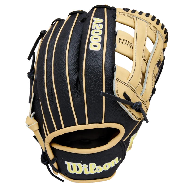 WBW10411612 Wilson A2000 DW5 12 inch Black/Blonde Utility Baseball Glove(Classics Series)