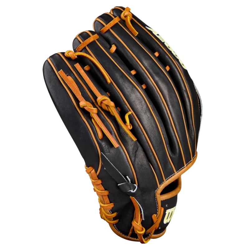 WBW104121125 Wilson A2000 1750 12.5 inch Black Outfield Baseball Glove (Classics Series)
