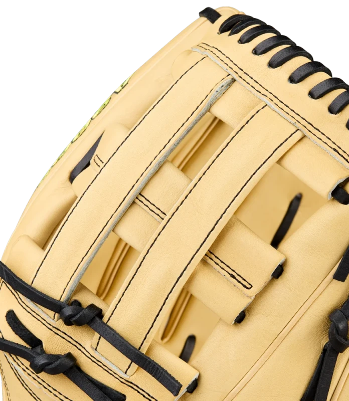 WBW1041231275 Wilson A2000 1777 12.75 inch Blonde Black Outfield Baseball Glove (Classics Series)