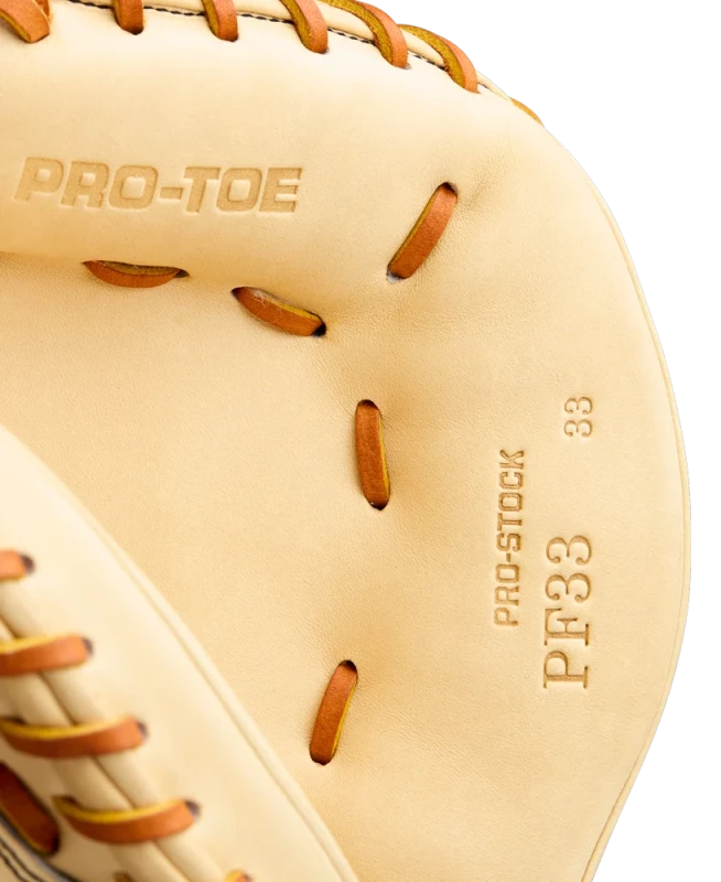 WBW10412733 Wilson A2000 PF33 33 inch Blonde Saddle Tan Baseball Catcher's Mitt (Classics Series)