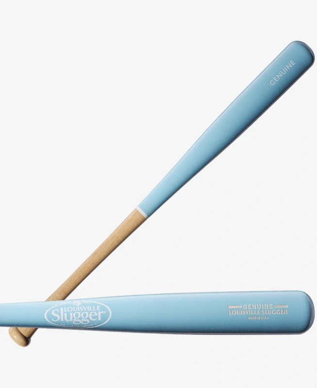 WBL2692010 Louisville Slugger Genuine Mix Wood Blue Baseball Bat