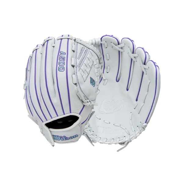 WBW103561 Wilson A500 Siren 12.5 inch Youth Fastpitch Softball Glove