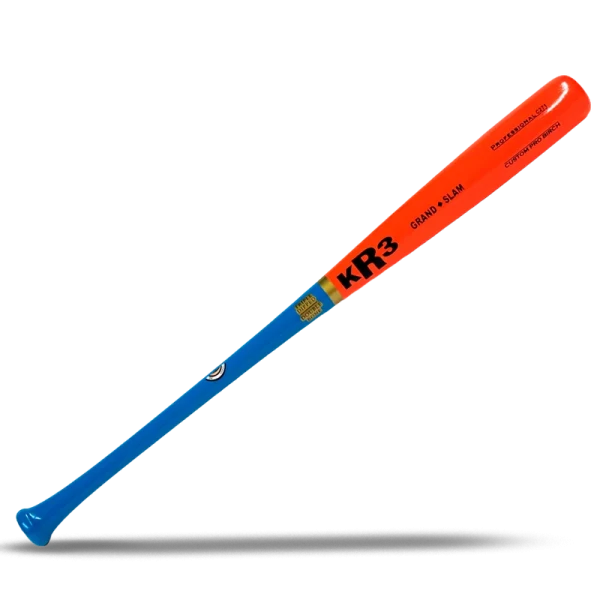 KR3 Custom Pro Birch C271 Grand Slam Wood Baseball Bat – Orange/Blue