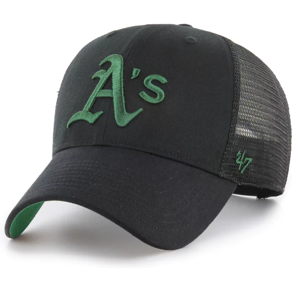 MLB Oakland Athletics '47 MVP Baseball Cap Mesh Balck