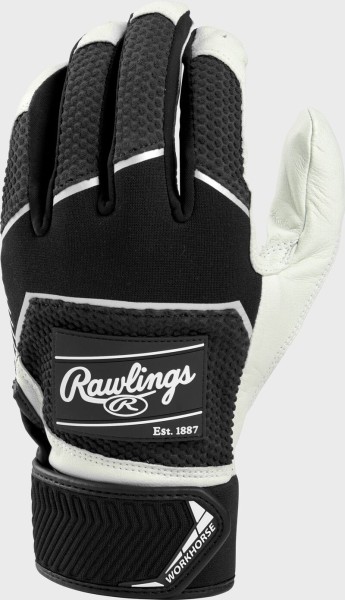 WH22BG-B-2 Rękawiczki do odbijania Rawlings Workhorse Baseball Batting Gloves