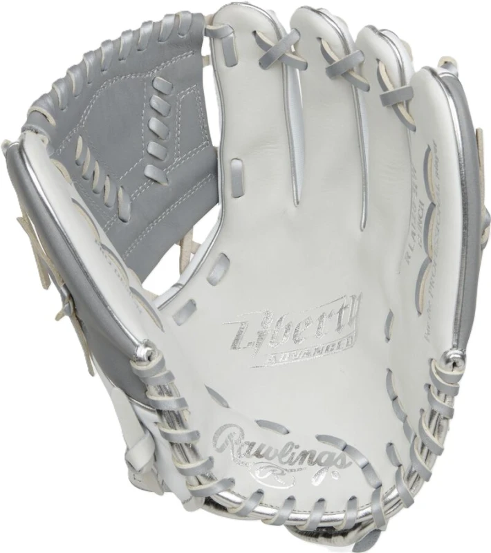 Rękawica Softballowa Rawlings Liberty Advanced 12" Pitcher Fastpitch Biała Szara