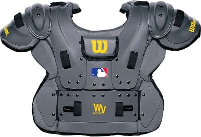 Wilson Pro Platinum Chest Protector in Gray - Size: 12 inch
