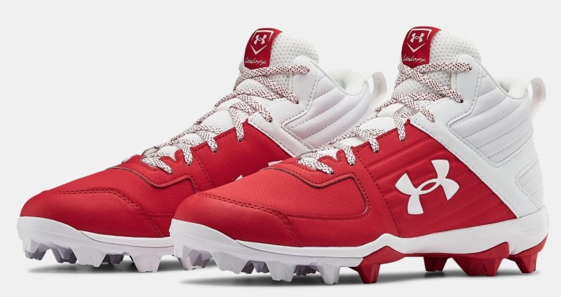Under Armour Leadoff Mid RM Jr. Baseball Cleats