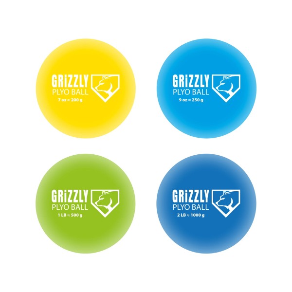 Grizzly Plyo Balls Set of 4 (90 mm)