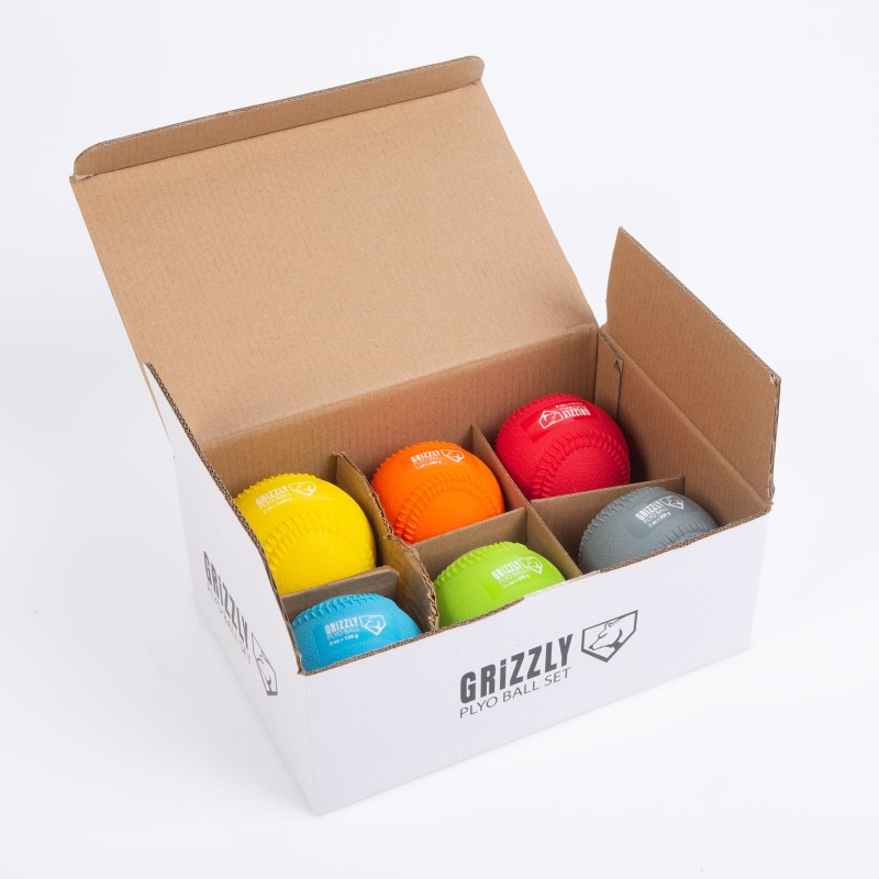 Grizzly Plyo Balls Set of 6 (70 mm)