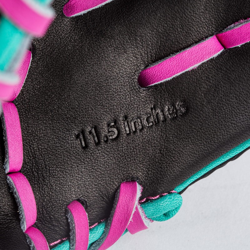 Rękawica baseballowa Grizzly G-Elite 11.5" Pink & Mint Dragon Skin Series