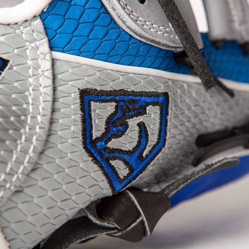 Rękawica baseballowa Grizzly G-Elite 11.5" Grey & Blue Dragon Skin Series