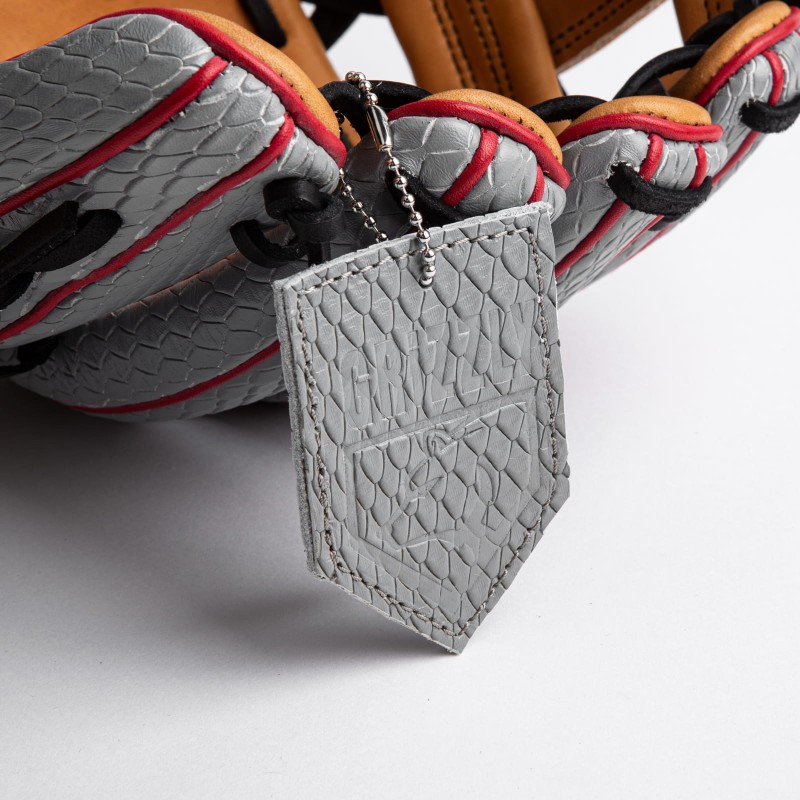 Rękawica baseballowa Grizzly G-Elite 11.75" Silver & Brown Dragon Skin Series
