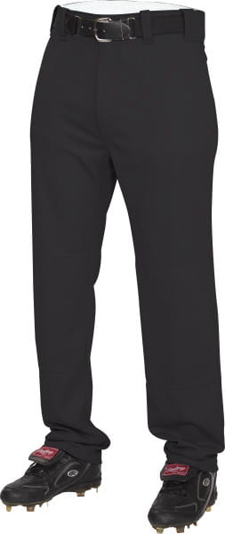 Rawlings Semi-Relaxed Youth Baseball Pants Black