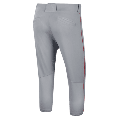 Nike Vapor Select Men High Pants Grey With Red Piping