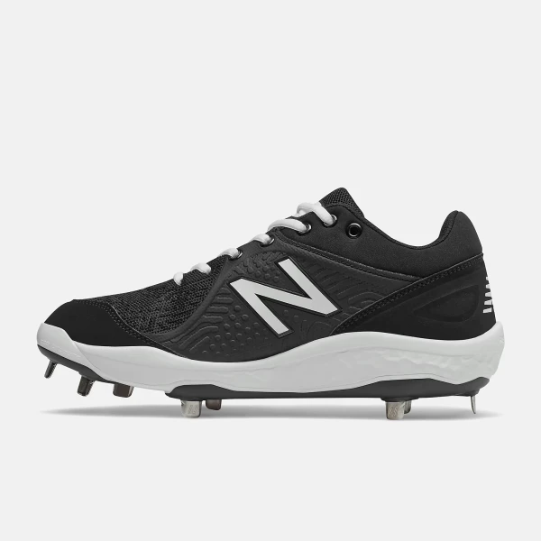 New Balance Fresh Foam 3000 v5 Metal Black/White Men Baseball Cleats