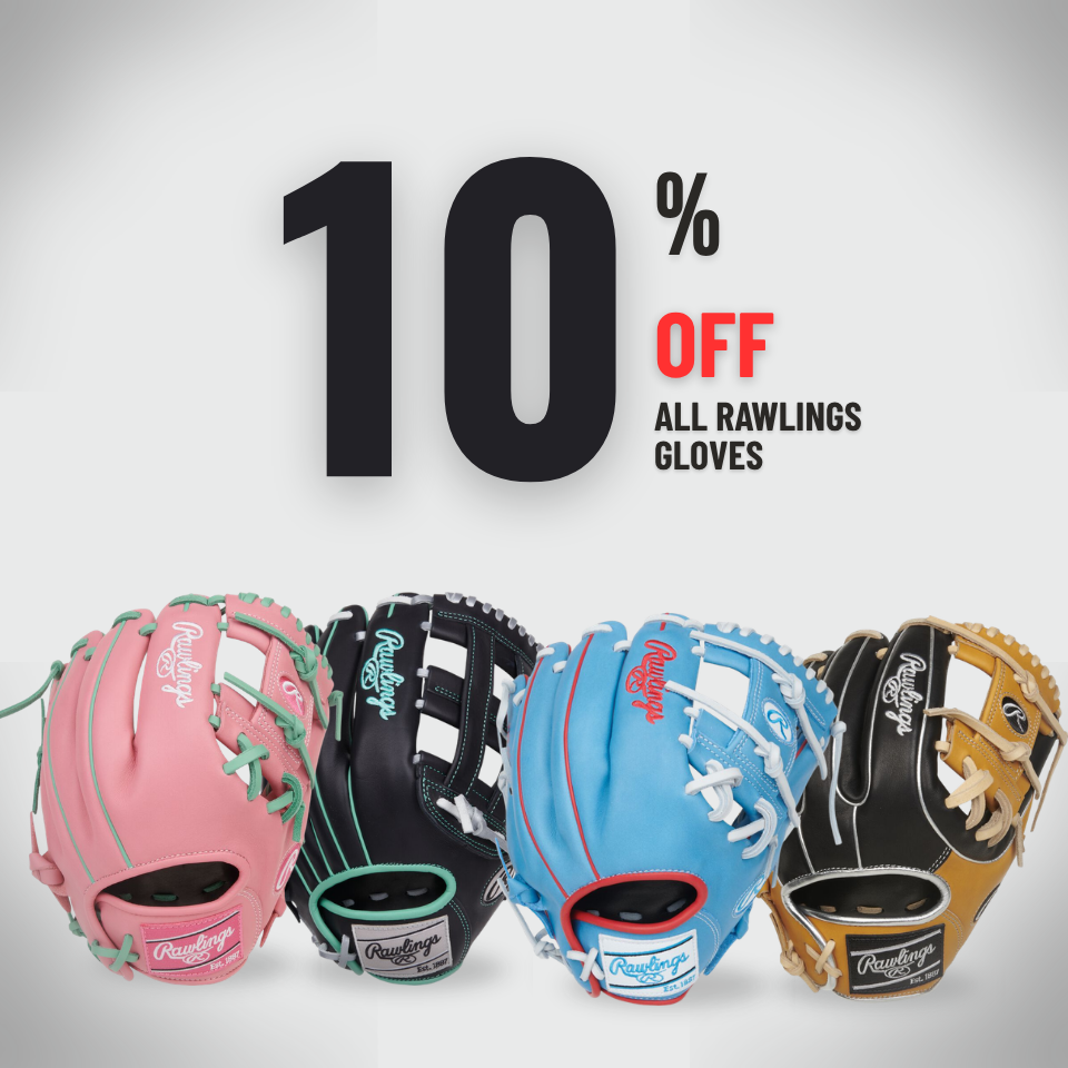 10% off all Rawlings Gloves