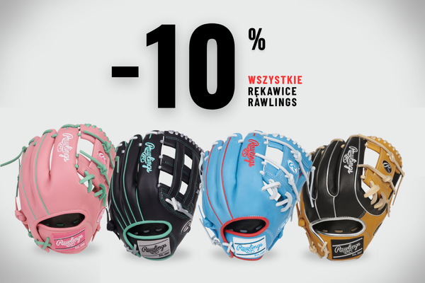 -10% na wszystkie rękawice Rawlings