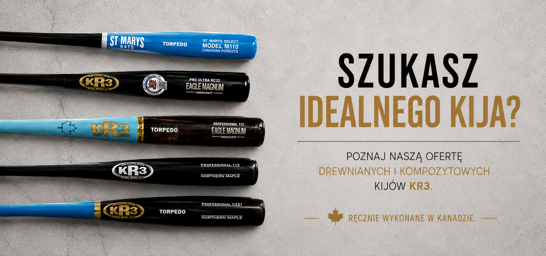 KR3 Wood and Composite Bats
