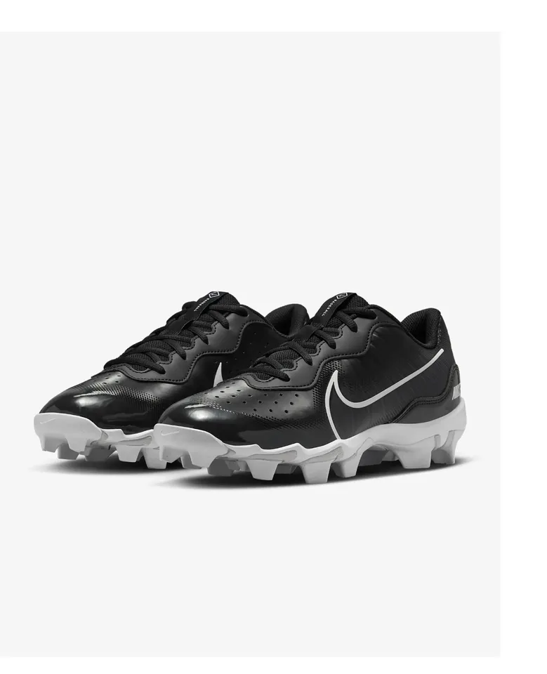 Nike Alpha Huarache 4 Keystone Kids Baseball Cleats Black